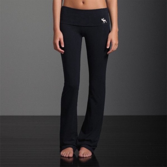 Yoga Leggings Fold Over Waistband